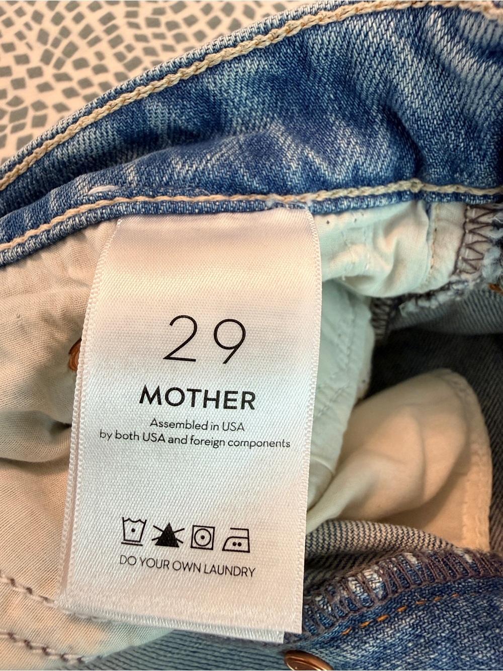 MOTHER Tomcat Straight-Leg Distressed Jeans (Size 29 - runs small) - Picture 13 of 16